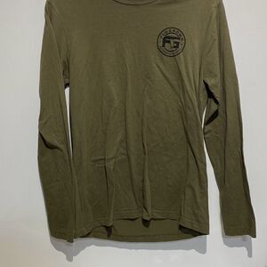 Flogrown Men's Green Authentic Florida Sportsman Long Sleeve‎ Tee Size Medium